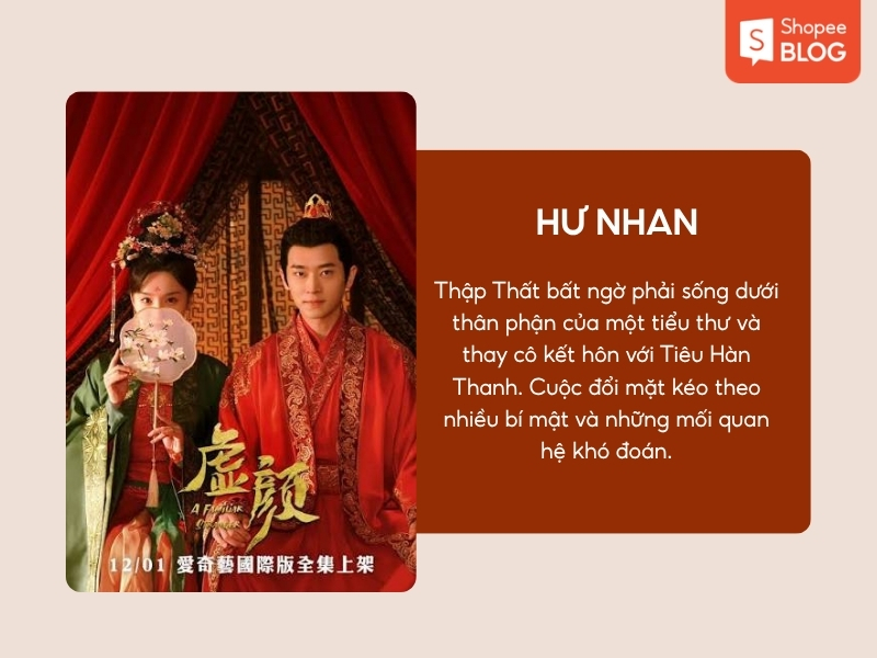 Thập Thất và Tiêu Hàn Thanh trong phim Hư Nhan