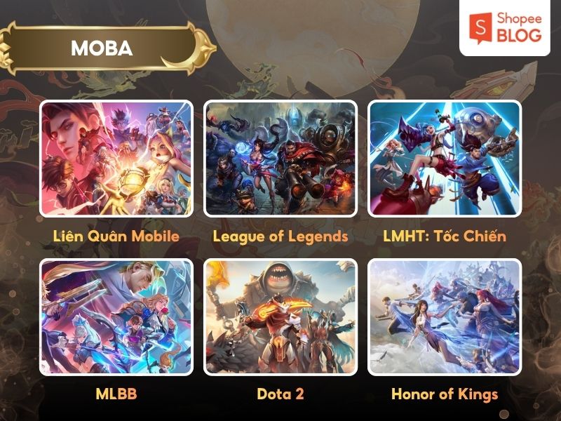 Những tựa game hay thể loại MOBA