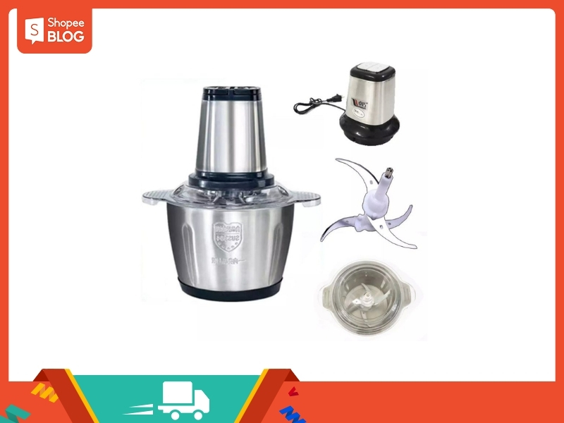 Máy xay thịt cối inox 2L 