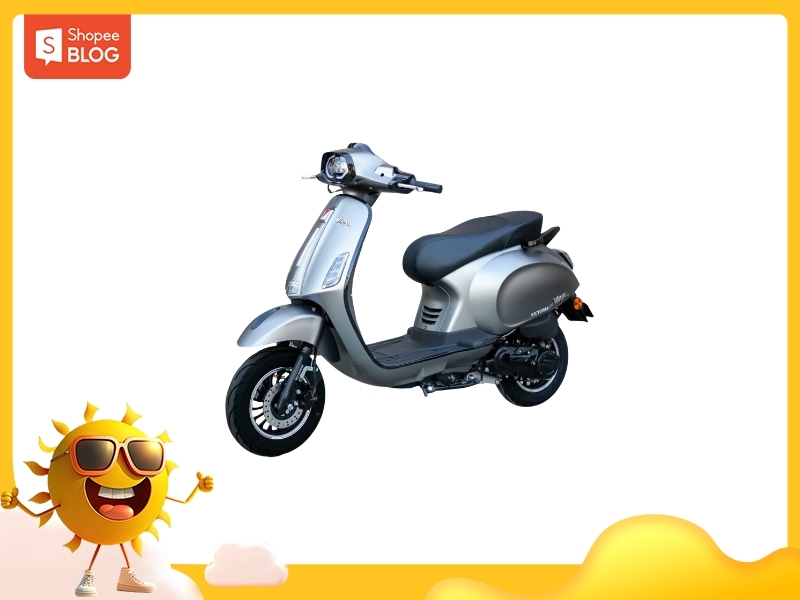 xe Vespa 50cc Victoria AT88 Viral cho học sinh nữ