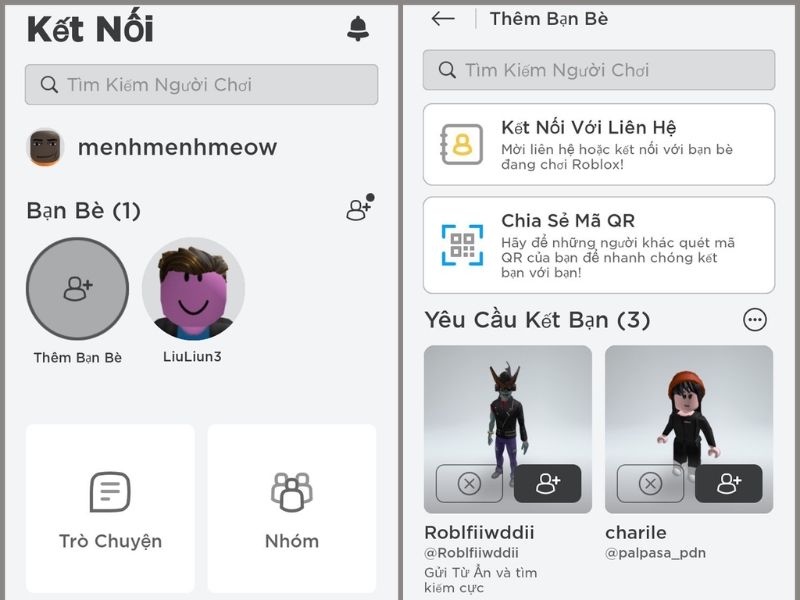 Nhận đồ miễn phí từ bạn bè