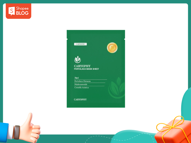 Caryophy Portulaca Mask Sheet 22g