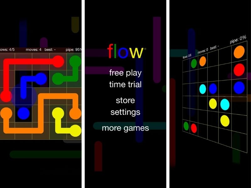 Game offline hay trên điện thoại Flow Free