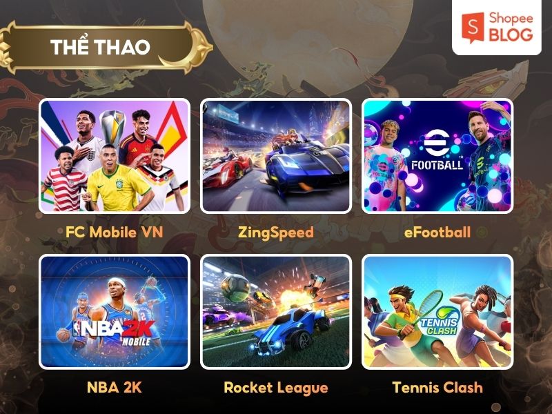 Các game hay phổ biến thể loại thể thao