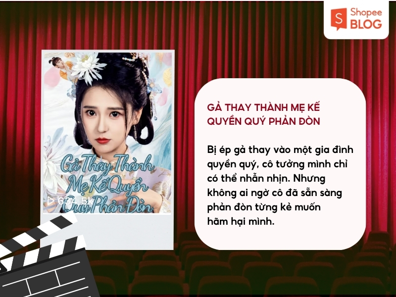 Gả thay thành mẹ kế quyền quý phản đòn.