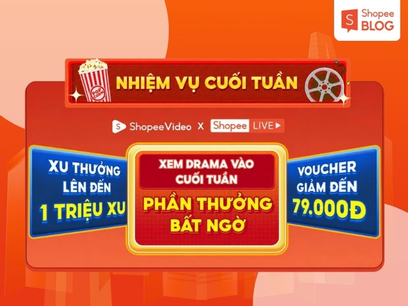 Săn xu cuối tuần trên Shopee Drama