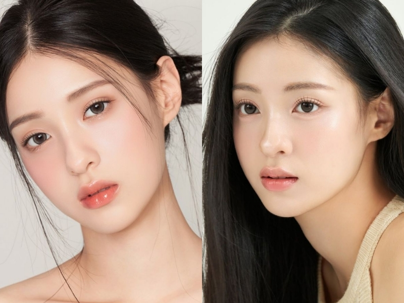 Lens đen tự nhiên phối đồng phục học sinh