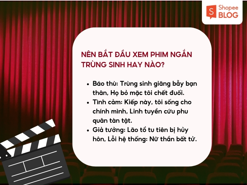 Nên bắt đầu xem phim ngắn trùng sinh hay nào?