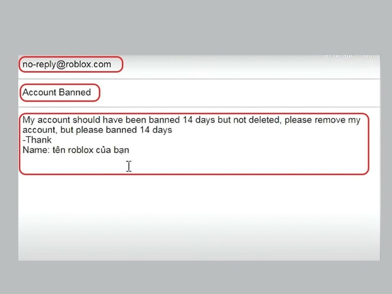 Cách lấy lại tài khoản Roblox khi bị ban