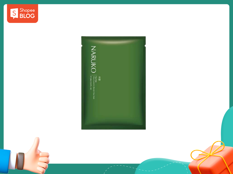 Naruko Tea Tree Shine Control & Blemish Clear Mask