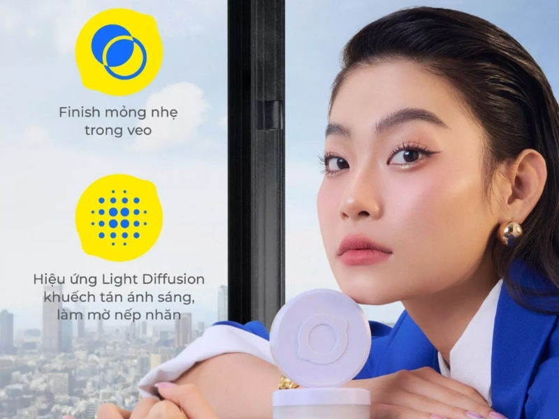 Phấn phủ Lemonade Supermatte No Makeup Loose Powder