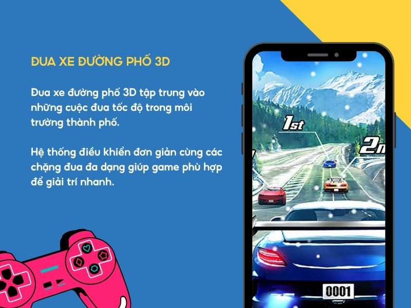Đua xe đường phố 3D. 