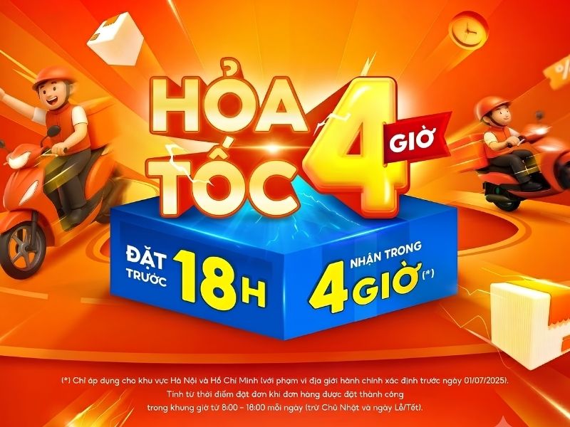 Shopee Hỏa Tốc 4H