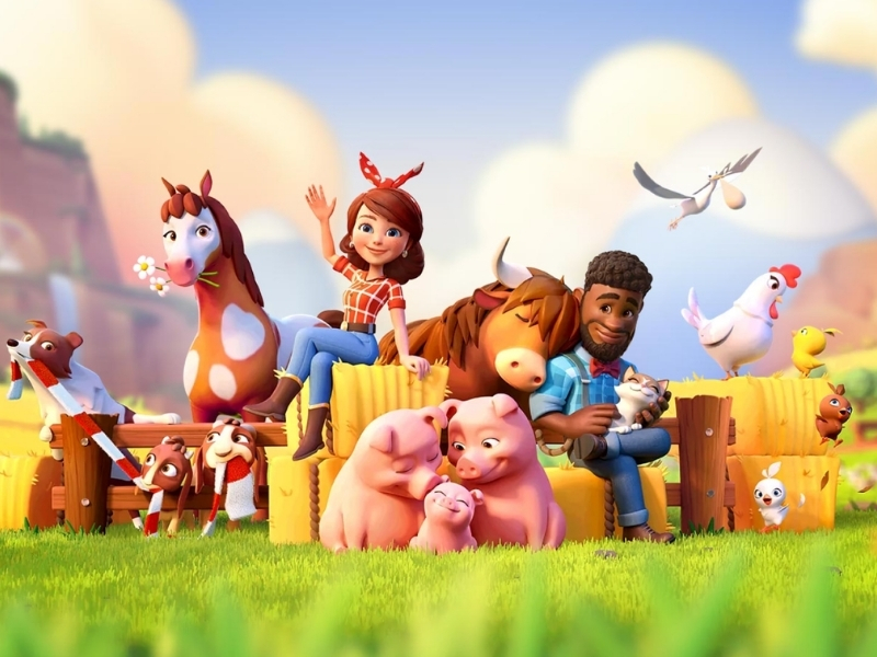 Vật nuôi trong game FarmVille 3