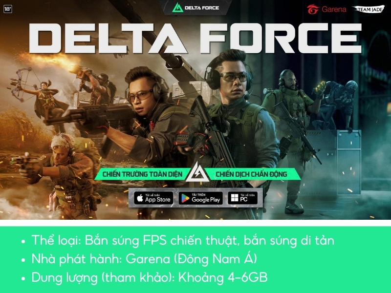 Chiến trường quy mô lớn trong Delta Force mobile