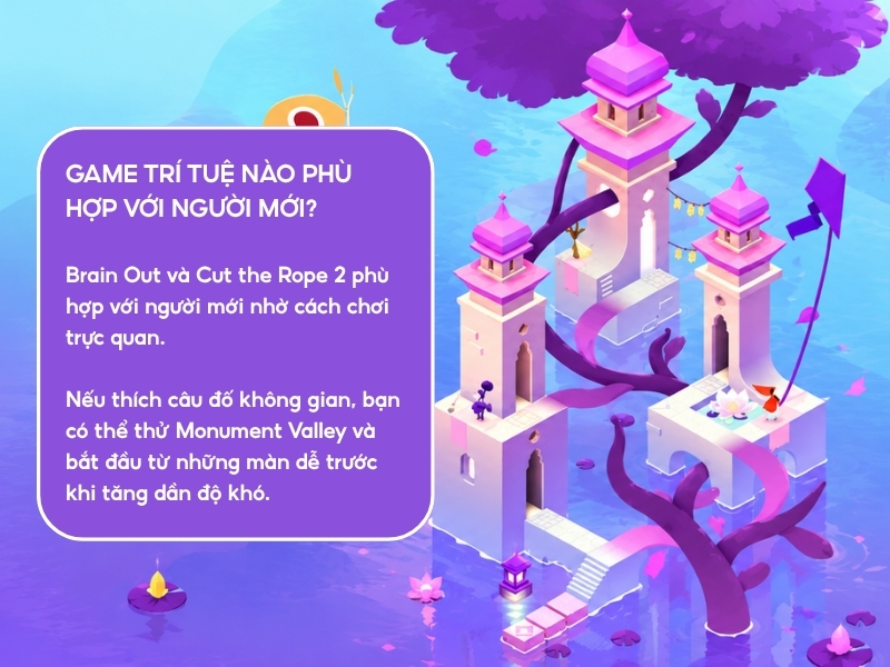 Game trí tuệ nào phù hợp với người mới?