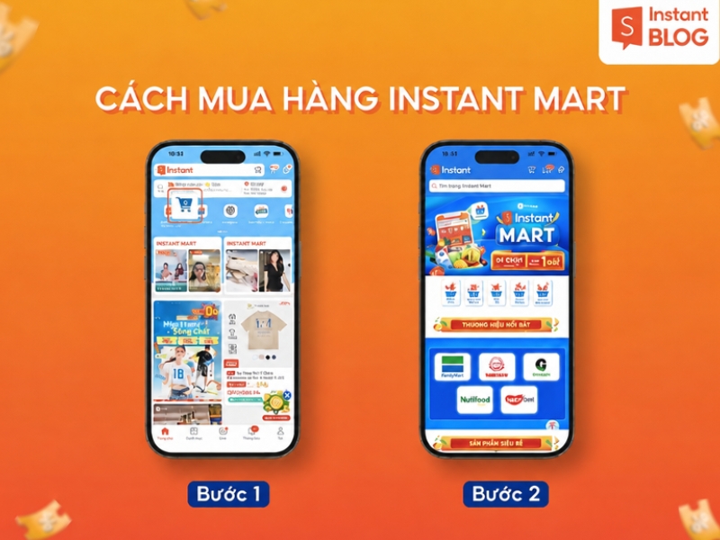 Cách mua hàng trên Instant Mart