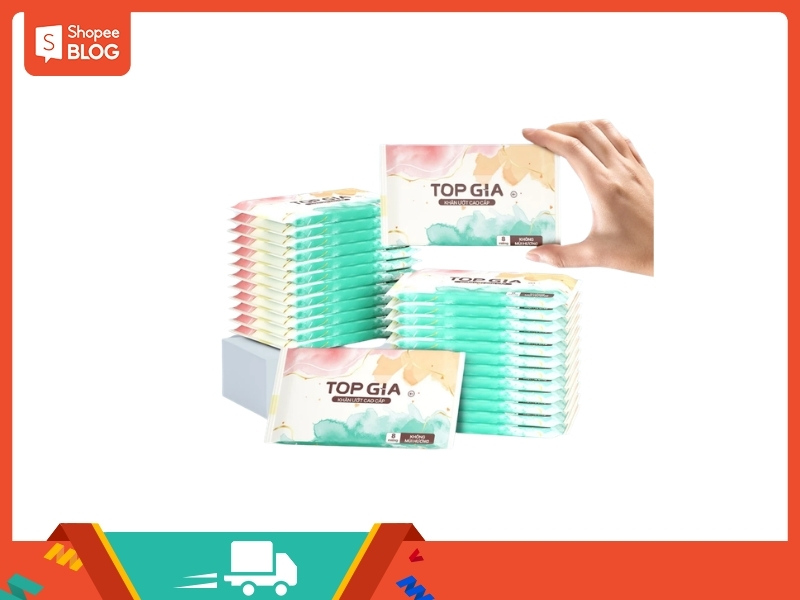 Khăn ướt mini cao cấp TOPGIA