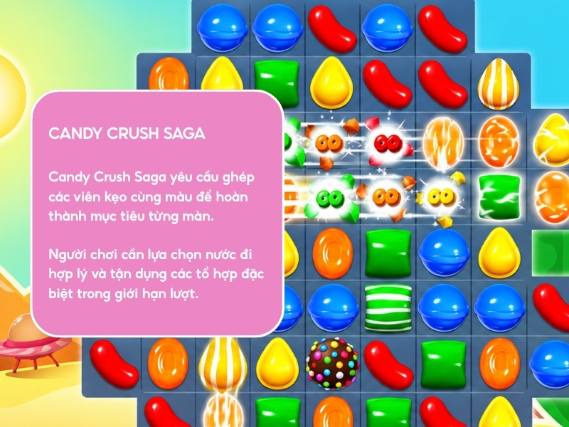 Candy Crush Saga. 