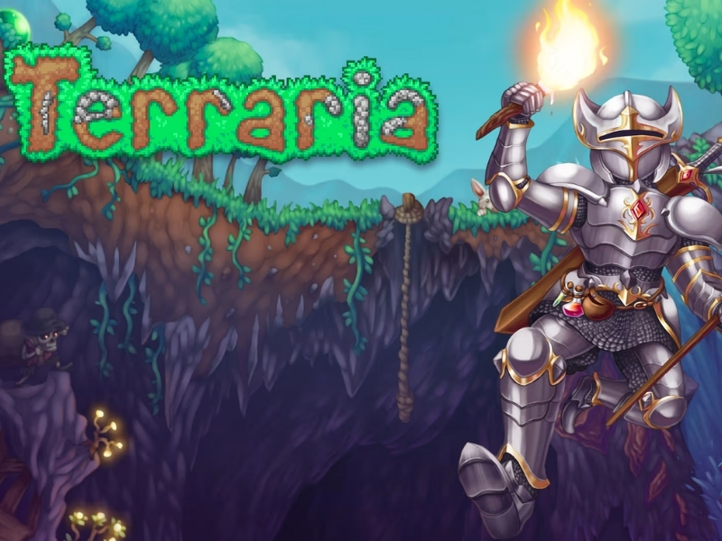 Game sandbox Terraria chơi co-op