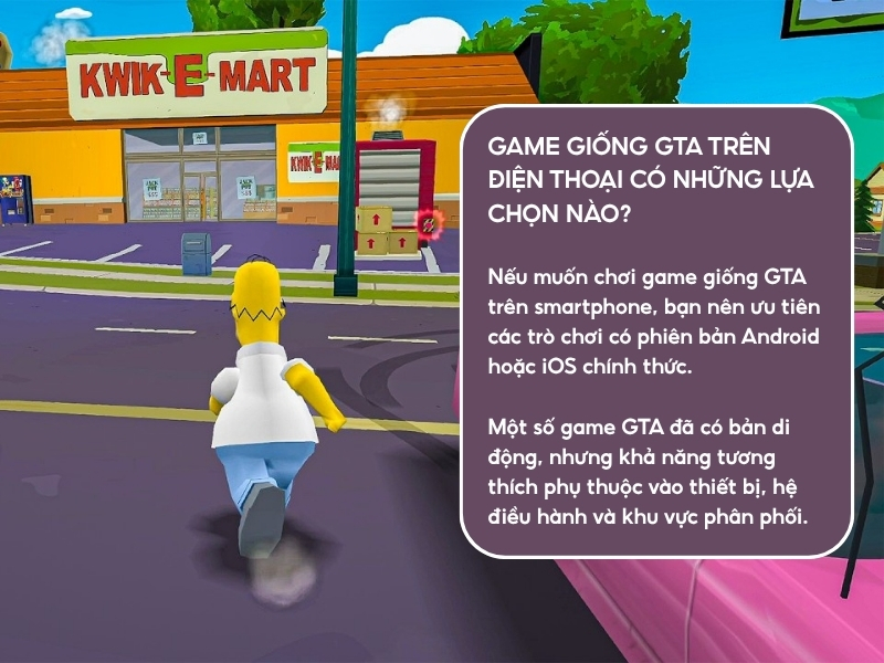 Game giống GTA trên điện thoại có những lựa chọn nào?