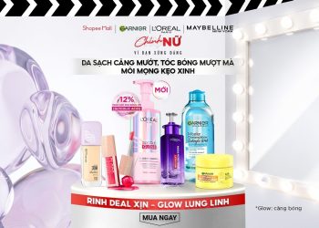 L'Oréal Paris, Maybelline, Garnier siêu sale thương hiệu tháng 10