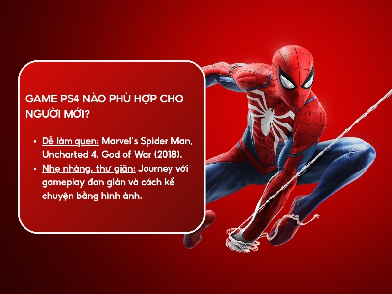 Game PS4 nào phù hợp cho người mới? 