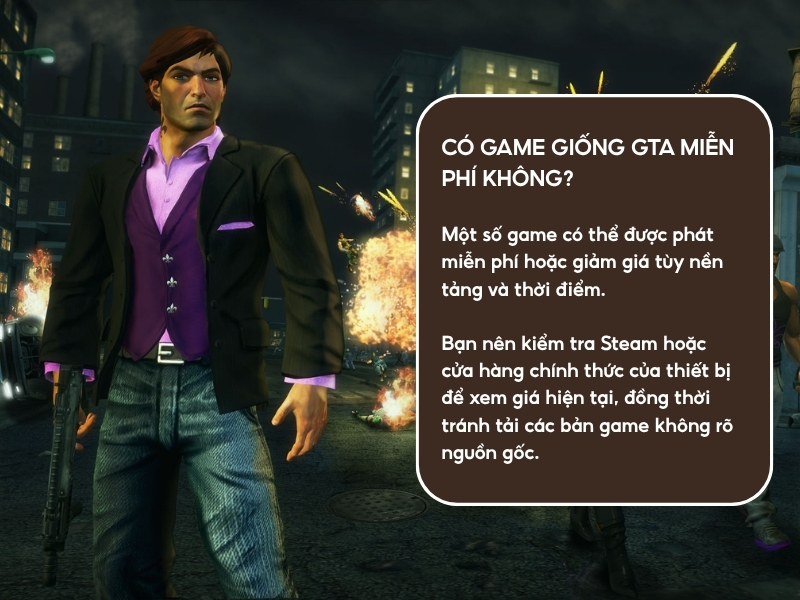 Có game giống GTA miễn phí không?