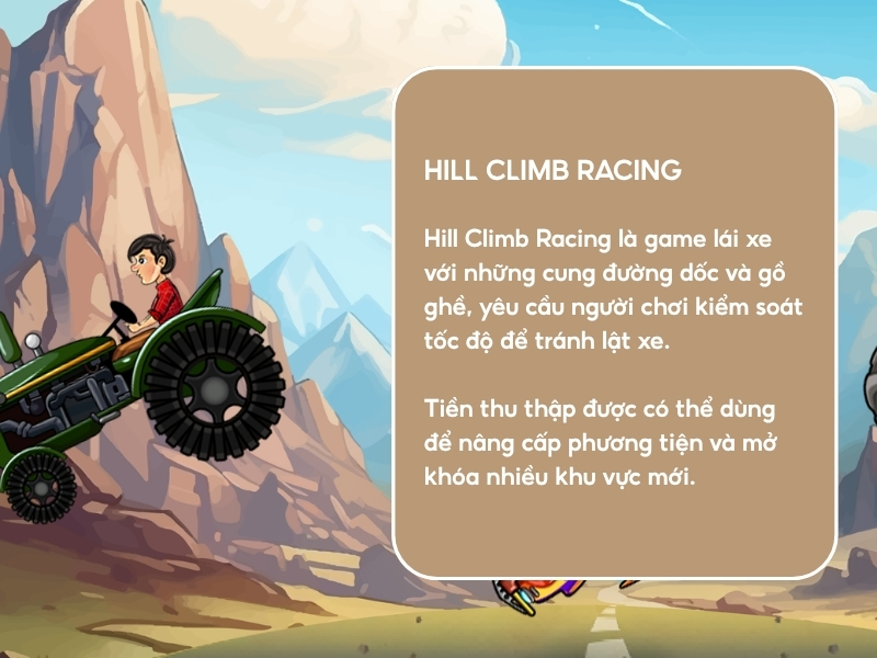Hill Climb Racing.