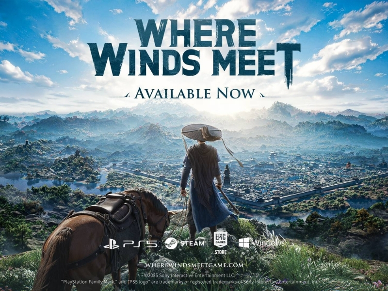 Hiệp khách thi triển khinh công trong Where Winds Meet