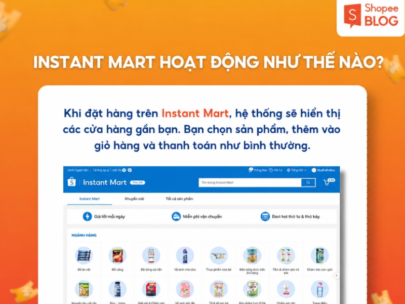 Instant Mart hoạt động như thế nào?