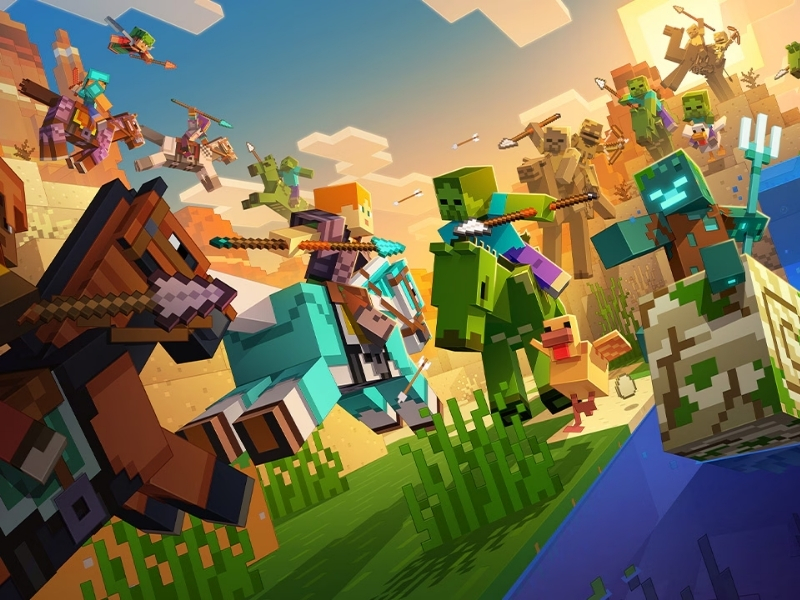 Công trình khối vuông trong Minecraft