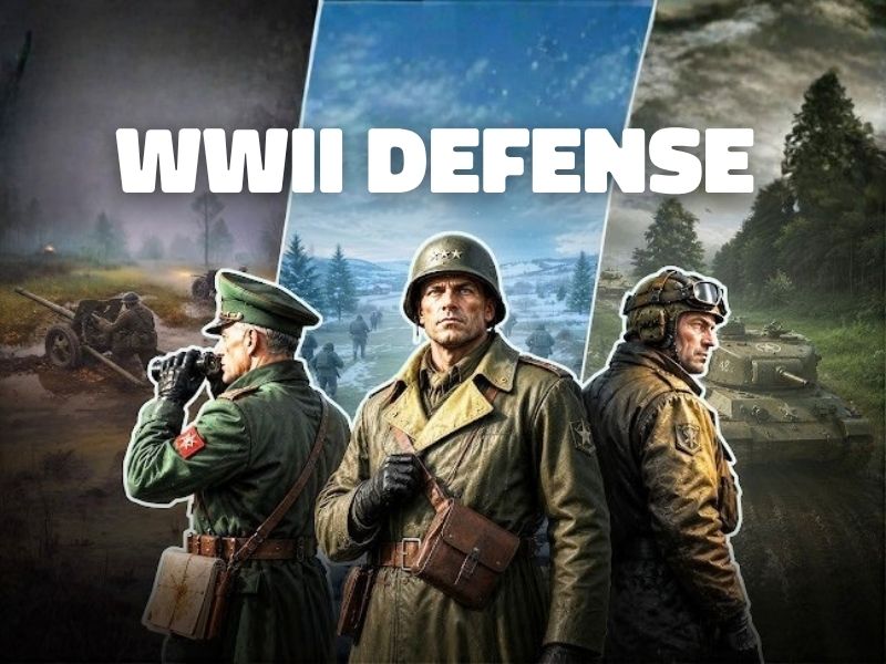 Game chiến thuật hay WWII Defense